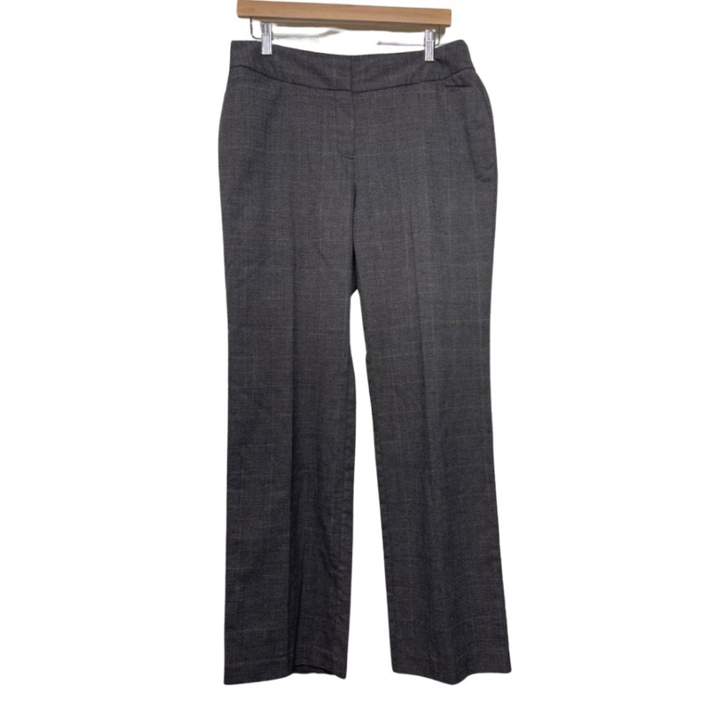RAFAELLA | Black and White Tweed Style Wide Leg Trousers | Size 10